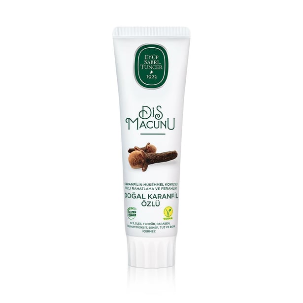 Eyüp Sabri Tuncer – 100% Plantaardige Kruidnagel Tandpasta – 90 ml - 100% Vegan - Glutenvrij