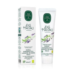 Eyüp Sabri Tuncer – 100% Plantaardige Tandpasta met Natuurlijke Zwarte Peper, Lavendel en Tijm– 90 ml – 100% Vegan – Glutenvrij