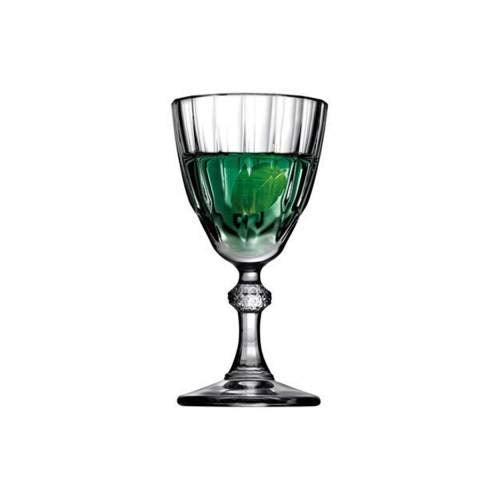Paşabahçe Diamond 440113 - Likeurglazen Op Voet /Kahve Yani - Set van 6 - 49 ml - Glas
