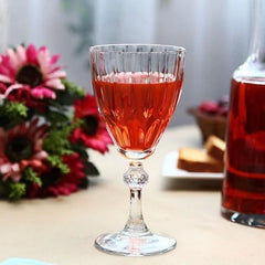 Paşabahçe Diamond 440113 - Likeurglazen Op Voet /Kahve Yani - Set van 6 - 49 ml - Glas