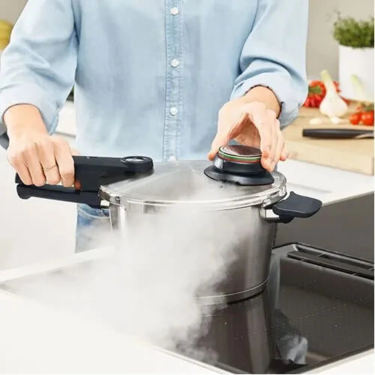 Fissler Vitavit® Premium – Snelkookpan Met Inzet – 4,5 L – RVS