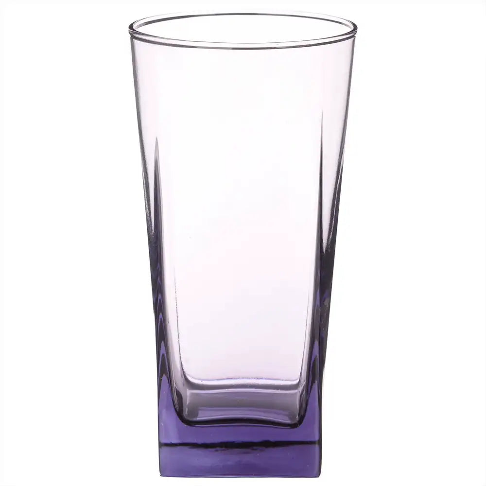 Paşabahçe Carre – Paarse Longdrinkglazen / Waterglas – Set van 3 – 305 ml