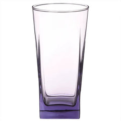Paşabahçe Carre – Paarse Longdrinkglazen / Waterglas – Set van 3 – 305 ml
