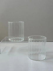 Ekselans - Ribble Stripe Waterglas - Set van 2 - 180 ml - Glas