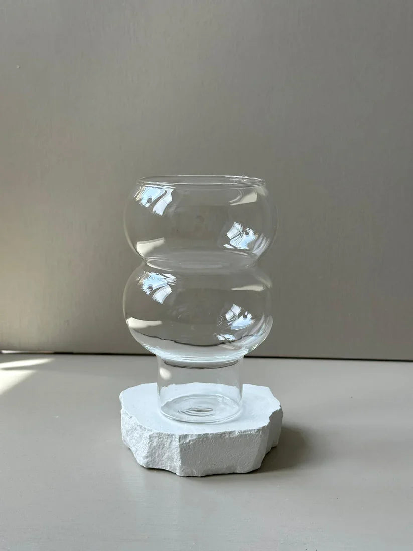 Ekselans - Bubble Wavy Longdrinkglas - Set van 2 - 535 ml